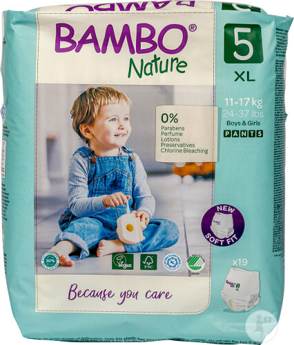 Bambo Nature Culottes De Protection Taille 5 XL 11-17kg 19 Pièces