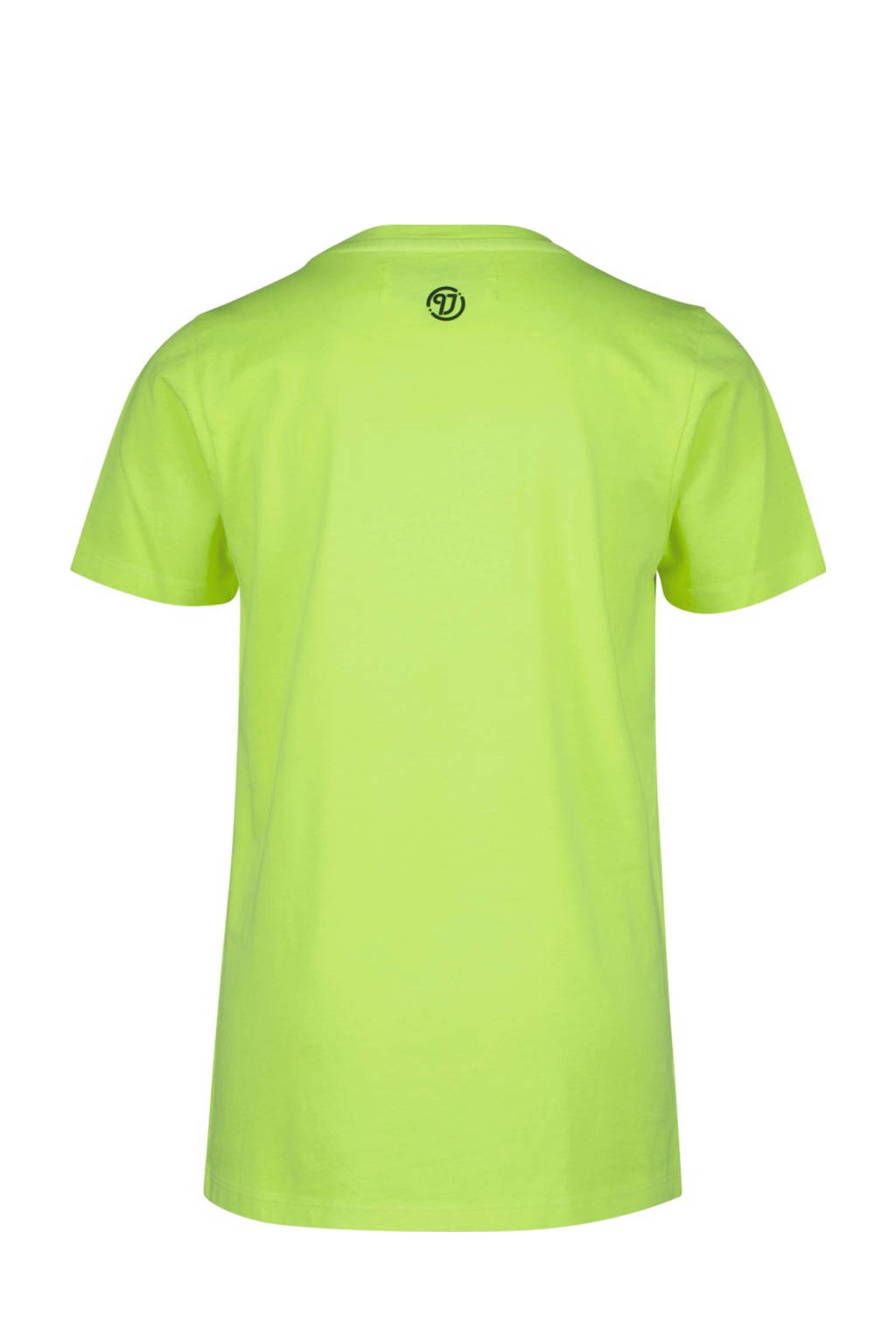 Vingino T-shirt HECCOS met logo neongeel