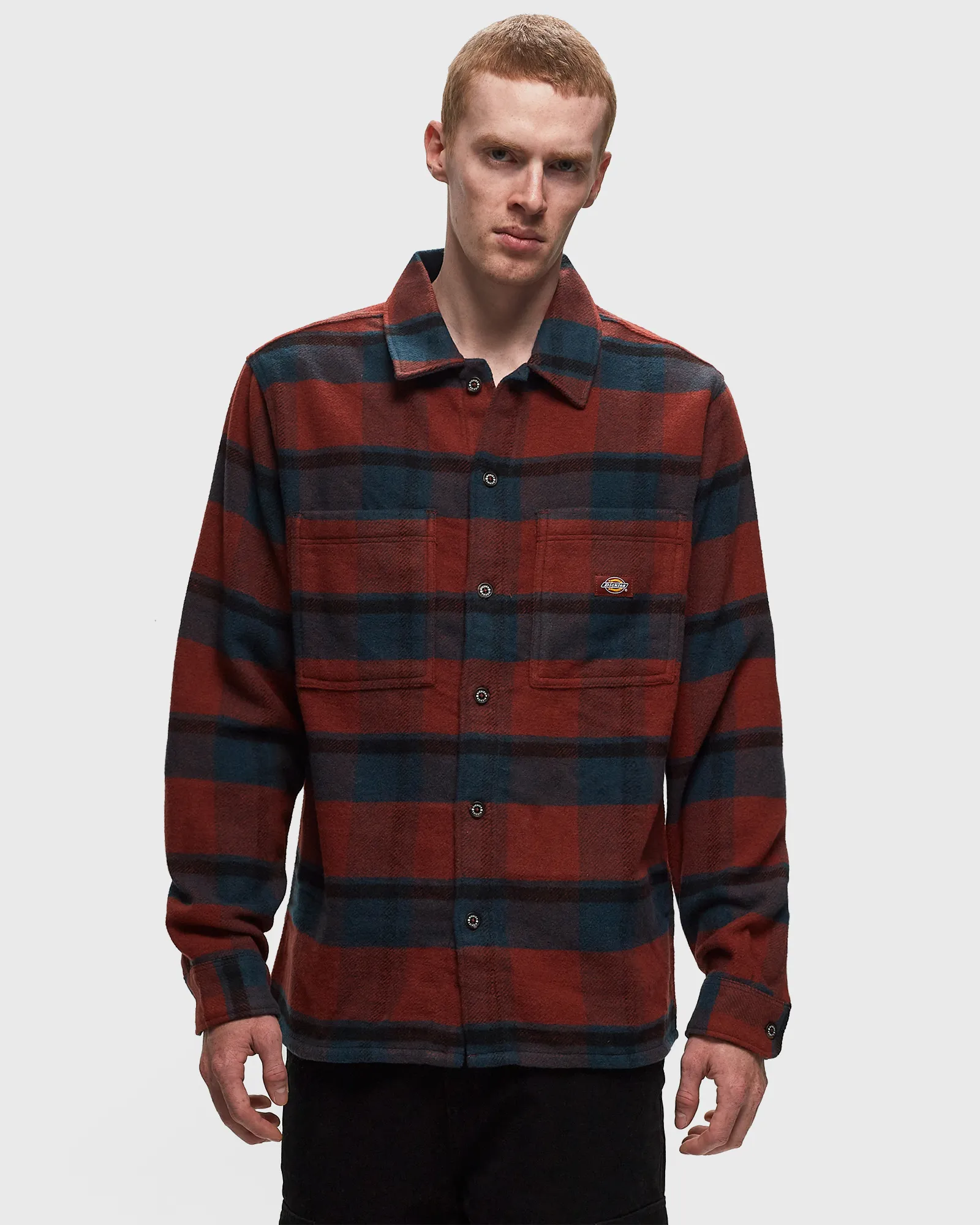 DICKIES PLAID COALING LS SHIRT
