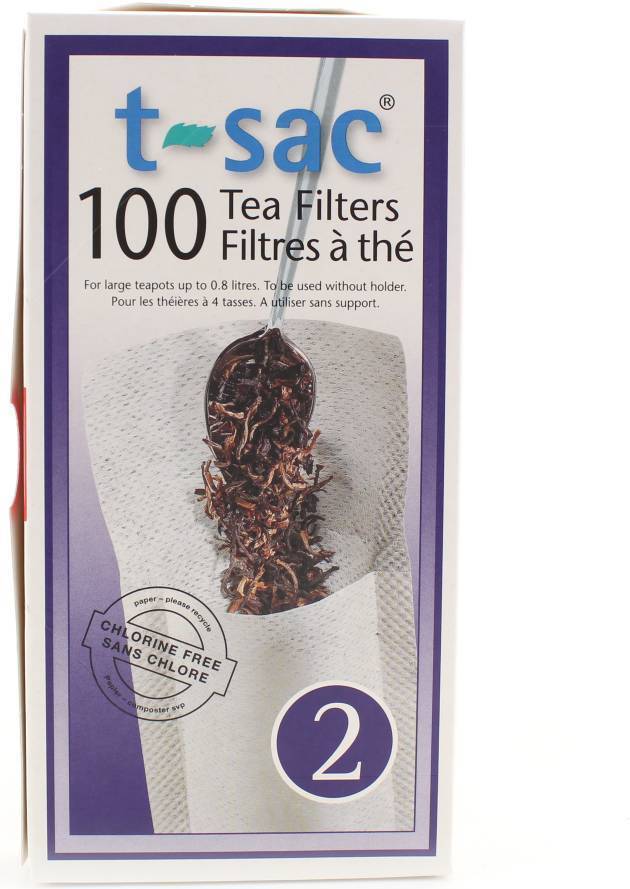 t-sac 2 theezakjes 100 stuks