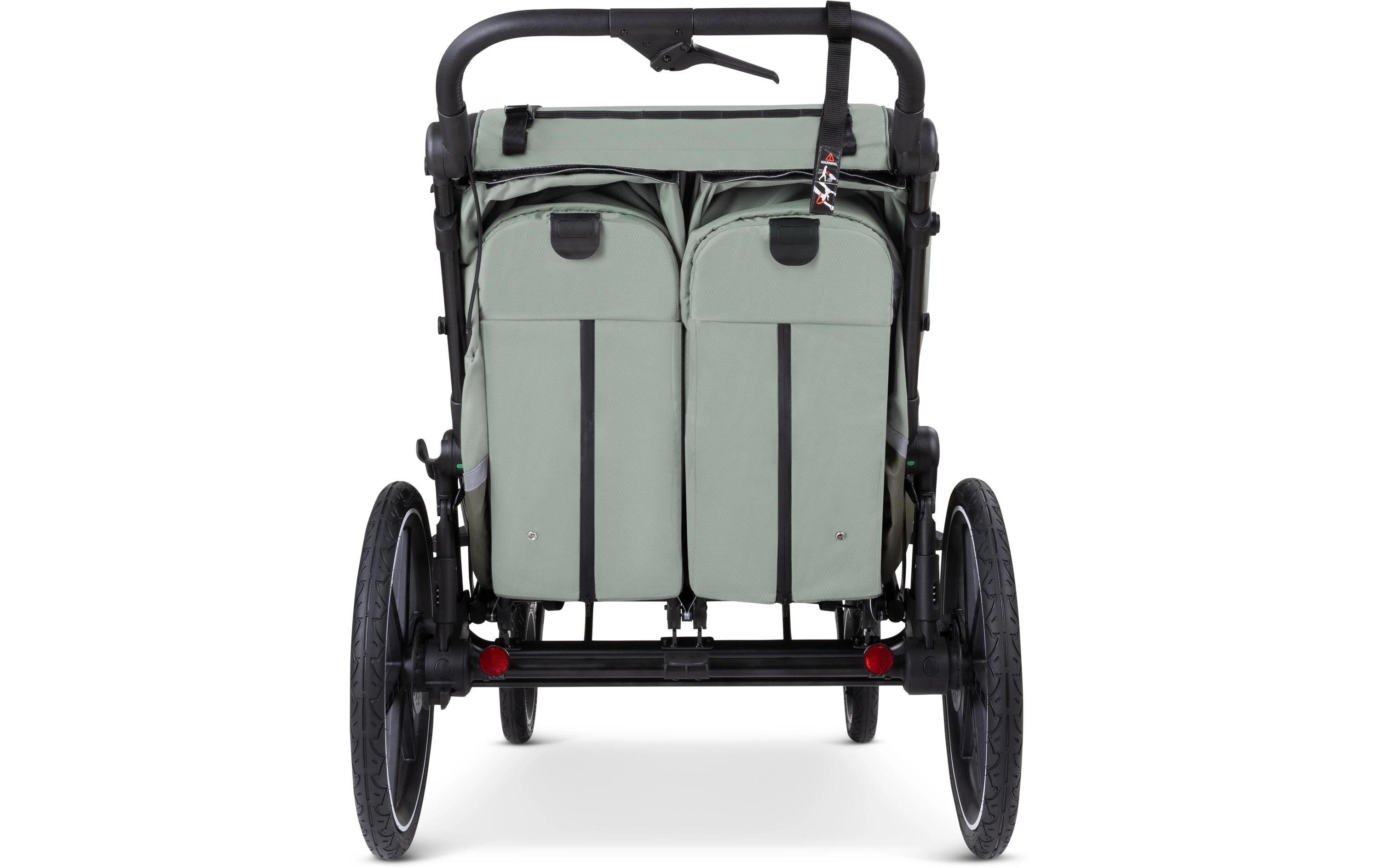 Fahrradanhänger Tour Olive<br>3in1 Fahrradanhänger: zum Spazierengehen, Joggen und Radfahren
