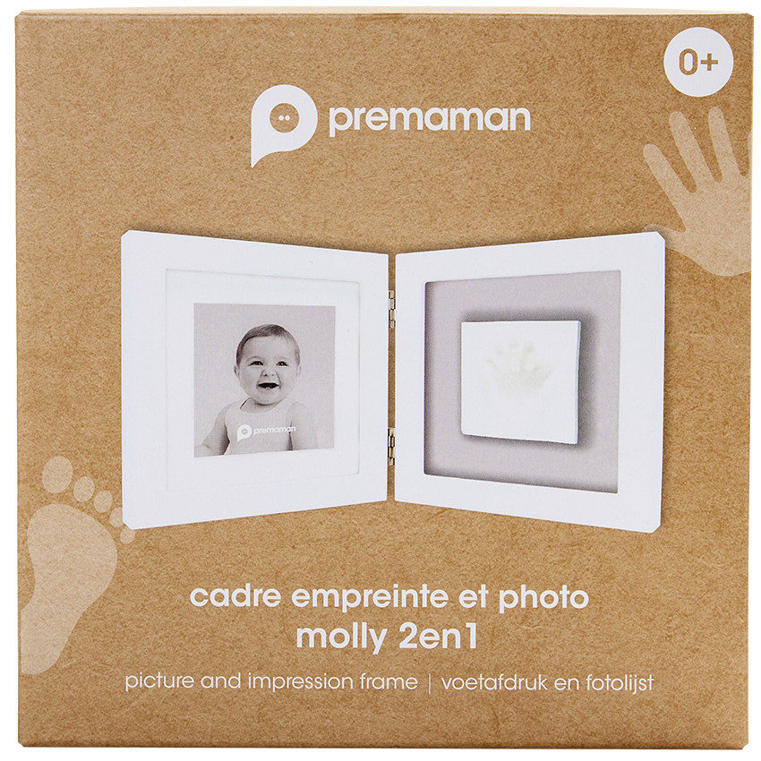 Cadre photo avec 1 empreinte - Prémaman