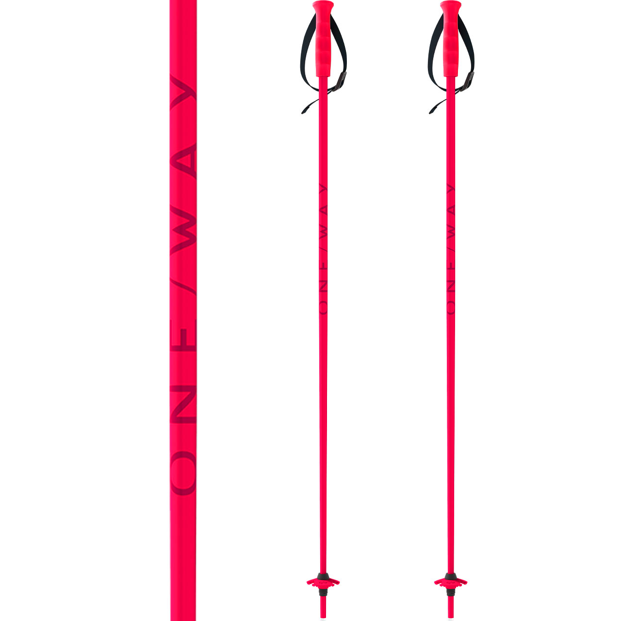 ONE WAY Junior neon pink | Alpinskistöcke | Skistöcke | Alpin Ski | XSPO