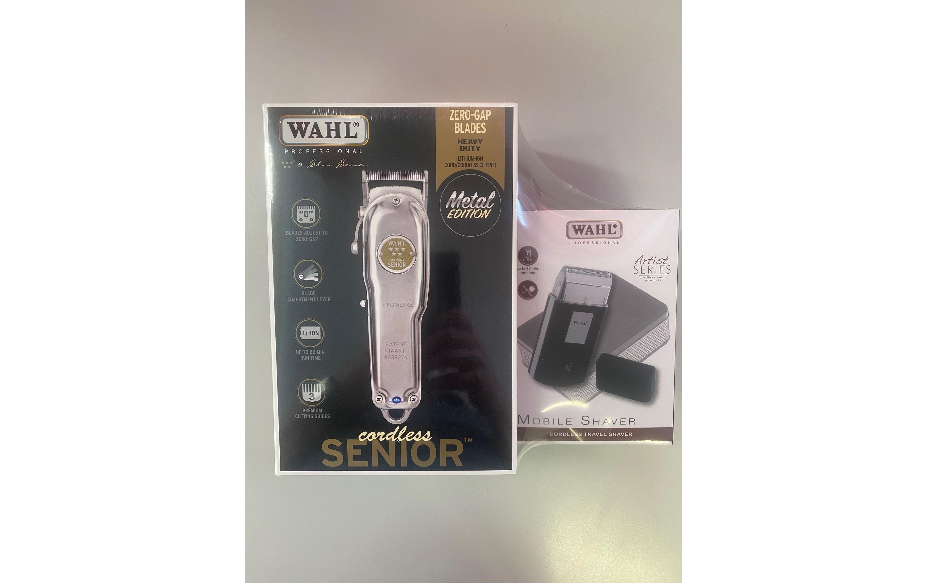 Haarschneider Cordless Senior & Mobile Shaver Set<br>Professionelle Netz-/Akku-Haarschneidemaschine und Rasierer