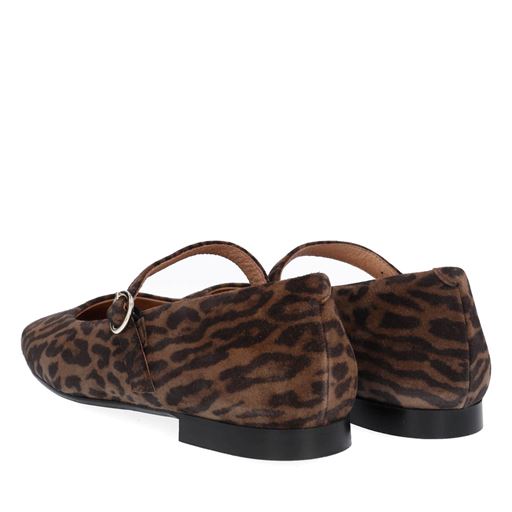 Billi Bi A6800 Mary Jane Ballerinasko, Leopardo Arabica Suede, 41