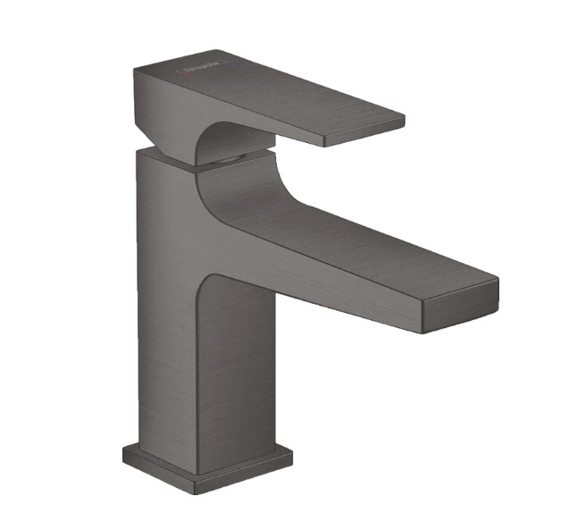 Hansgrohe Metropol fonteinkraan waterbesparend zwart chroom geborsteld
