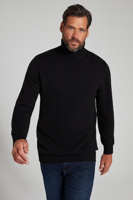 Rollkragenpullover, Strick