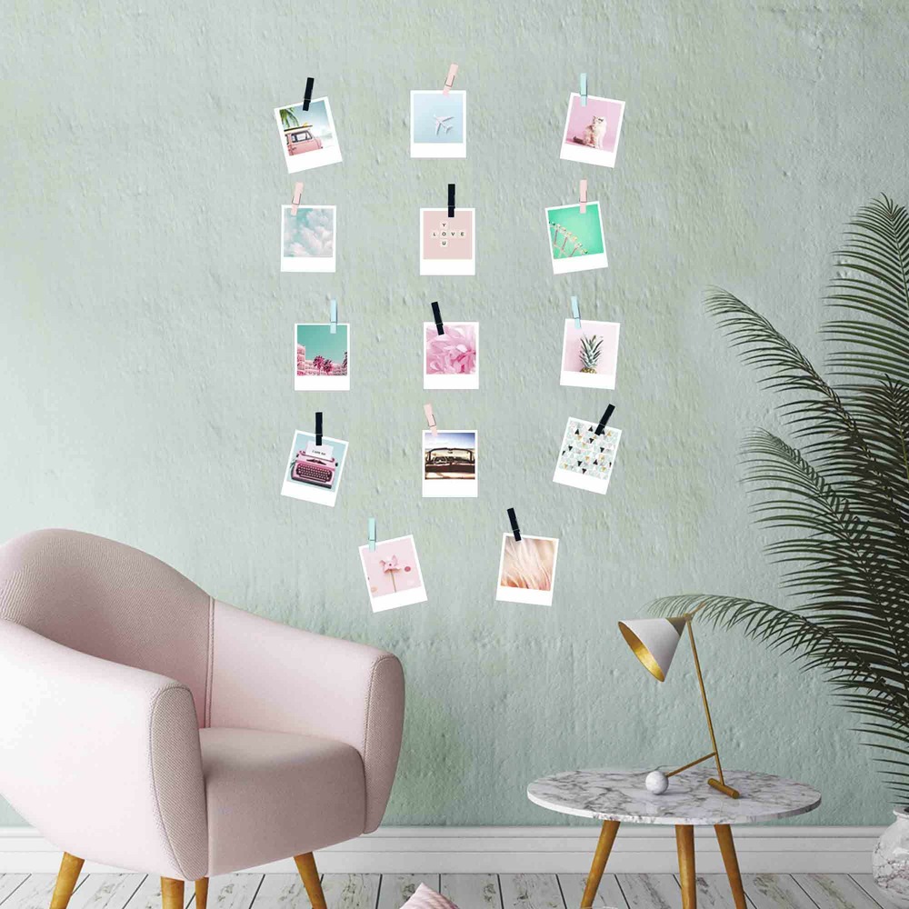 Sticker mural - polaroids
