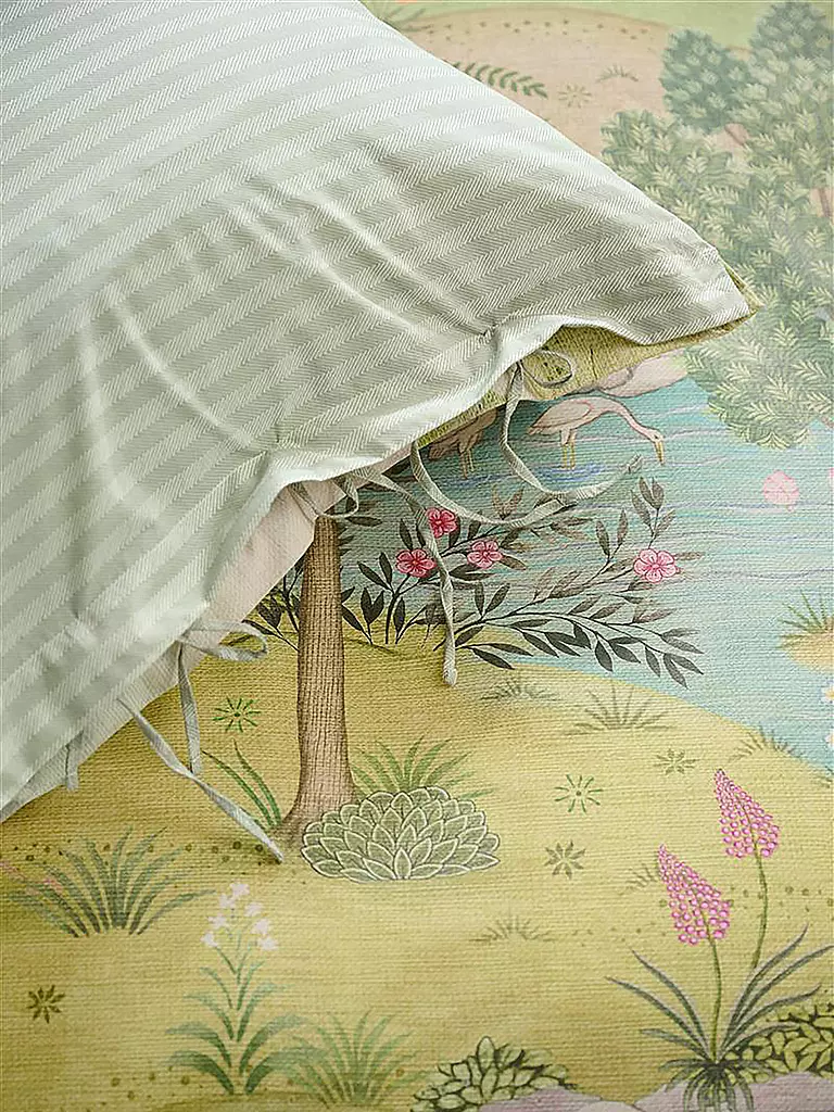 PIP STUDIO Perkal Bettwäsche CABRERA 70x90cm/140x200cm Gruen grün