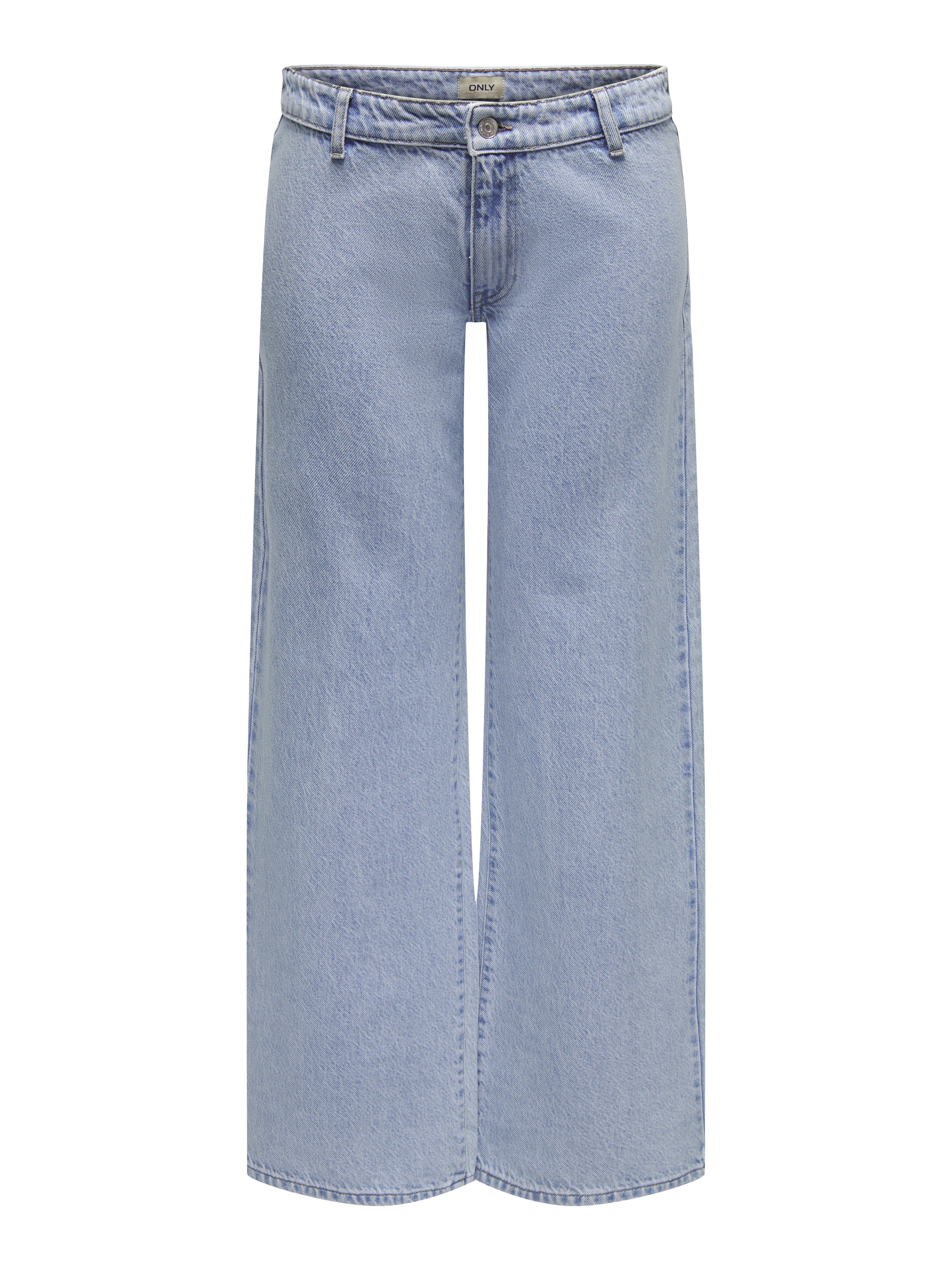 ONLKANE Niedrige Taille Weiter Beinschnitt Jeans Light Blue Denim