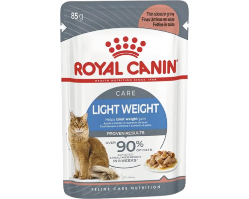 ROYAL CANIN Light Weight Care natvoer voor katten in saus, 85 g