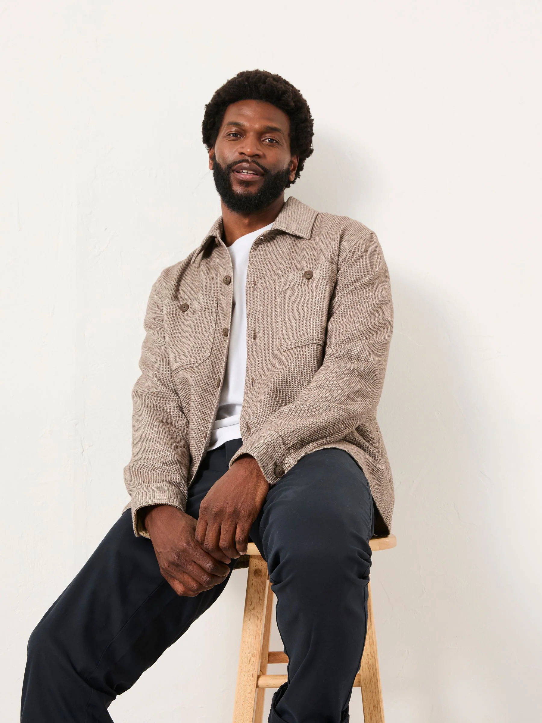 Donker naturel - FatFace Long Sleeve Shirt