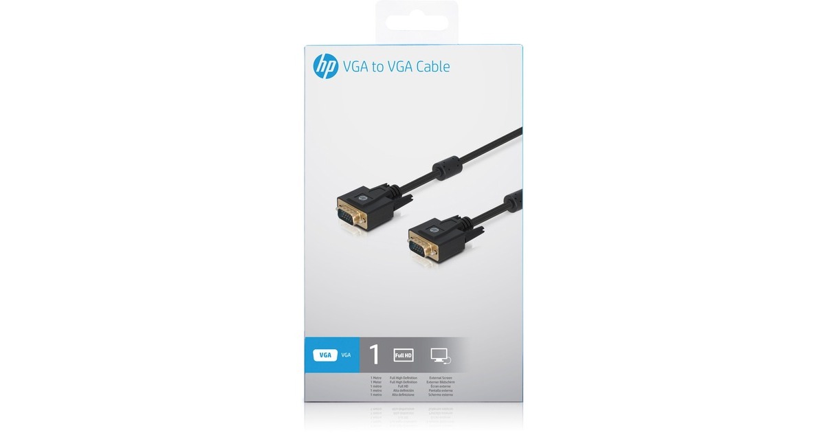 HPVGA kabel  (Zwart, 1 meter)