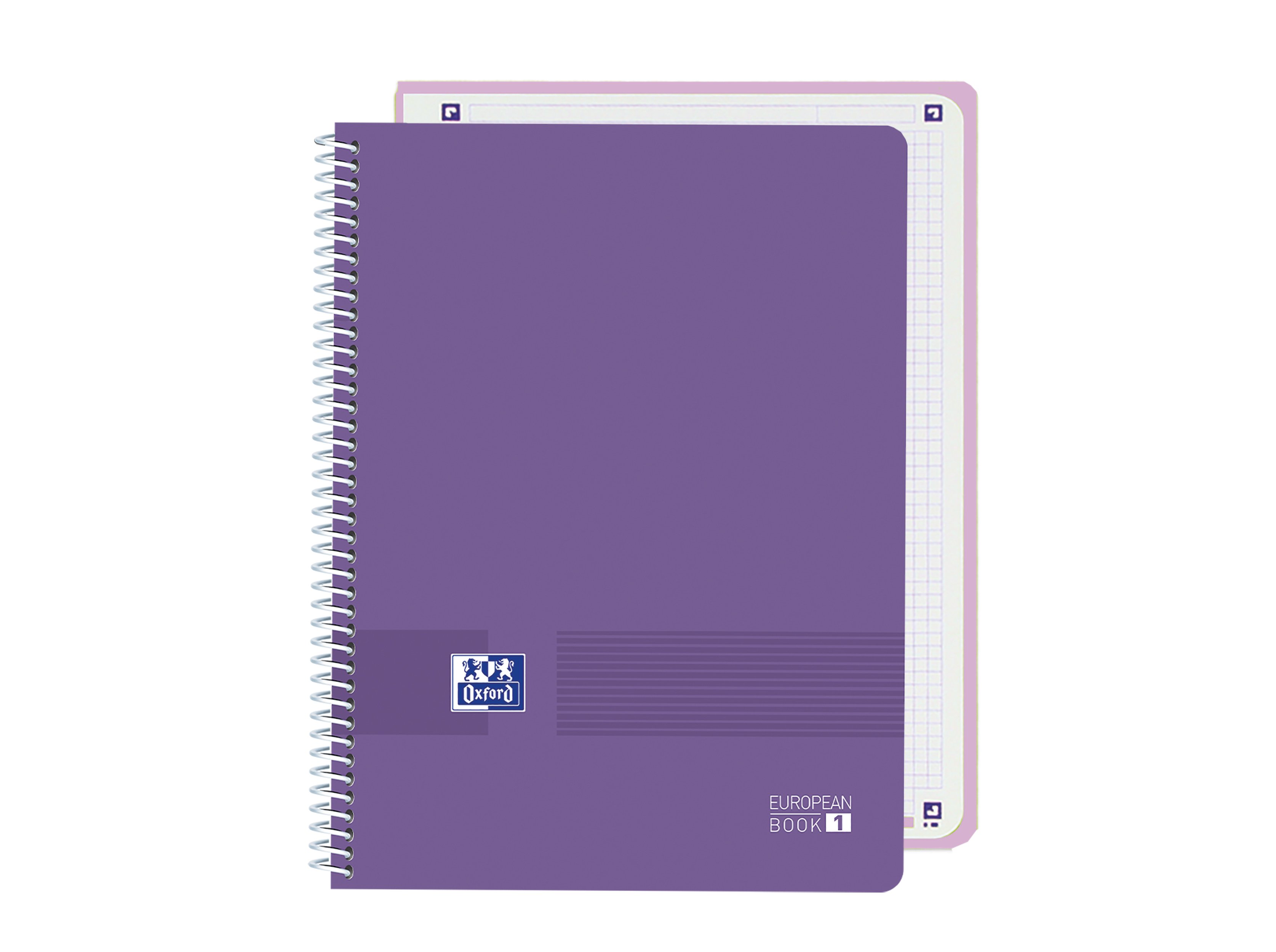 CADERNO ESPIRAL A4 QUADRICULADO POLIPPROPILENO OXFORD LIVE&GO 80 FOLHAS CORES SORTIDAS