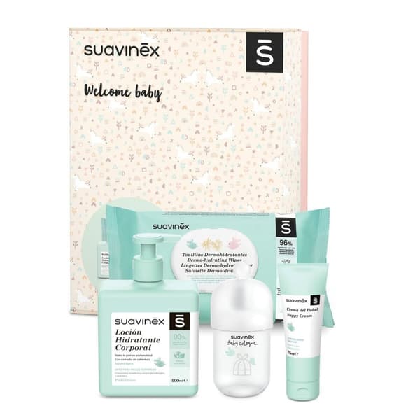 Gavesett til Babyer Suavinex Rosa (4 Deler)