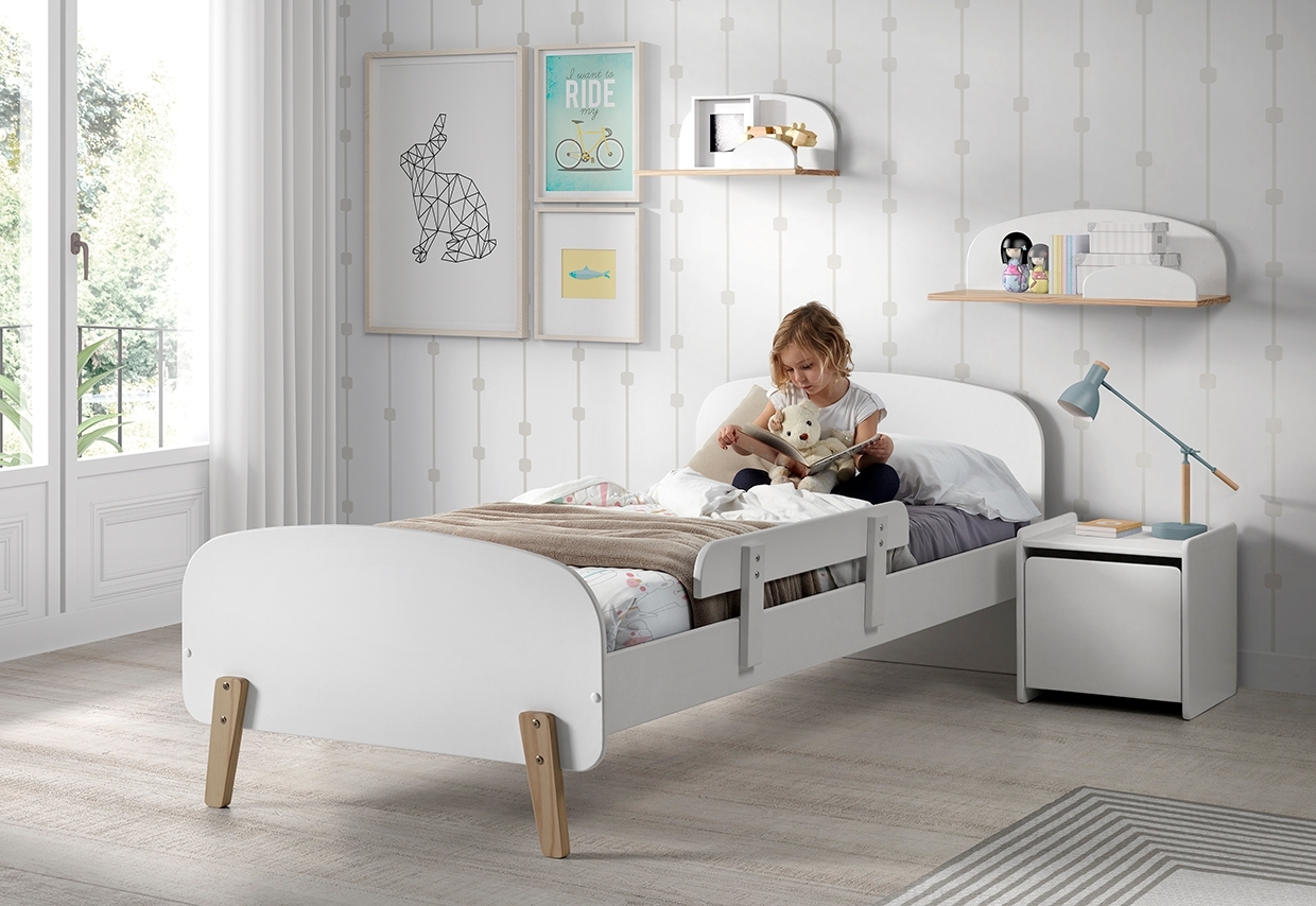 Absturzschutz KIDDY für Einzelbett - weiß