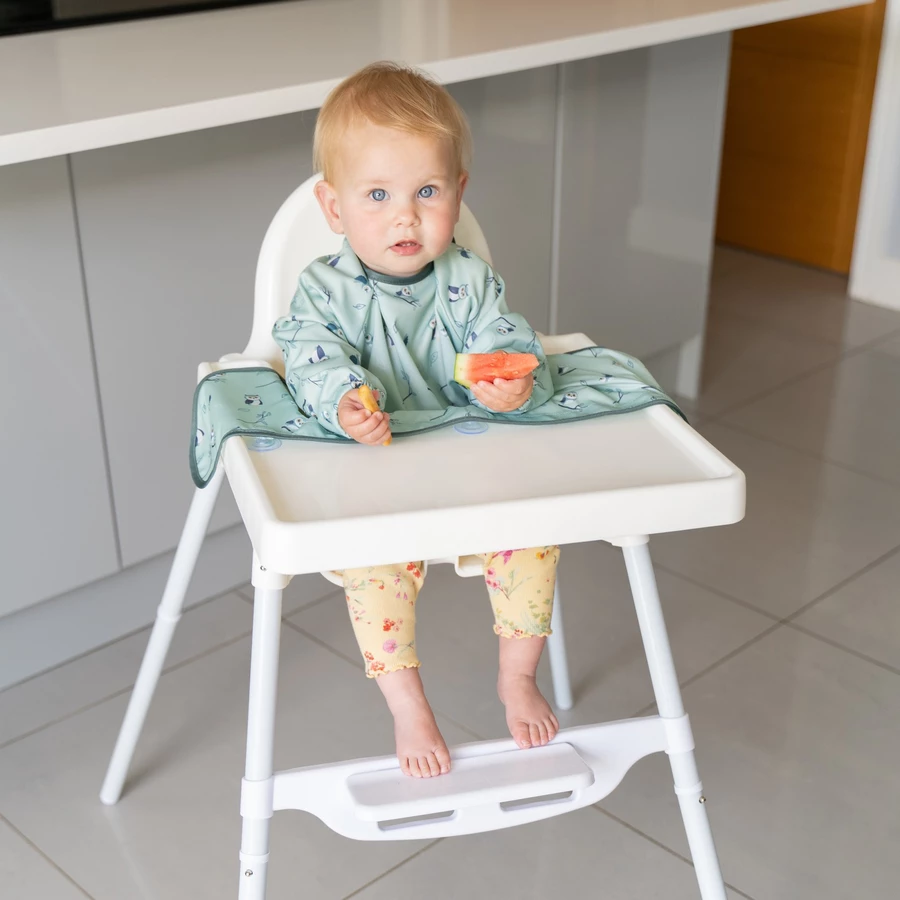 TidyTot Lätzchen Tidy Tot Cover & Catch Langarm Lätzchen Eulen