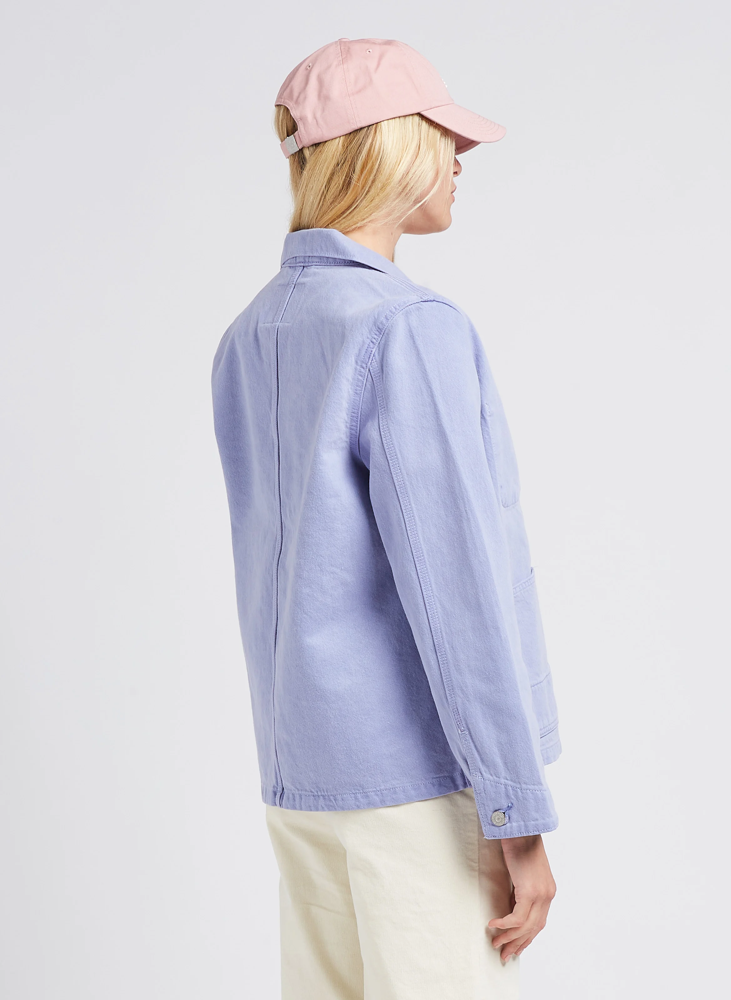 ICONIC CHORE COAT - Veste col classique en jean| Violet