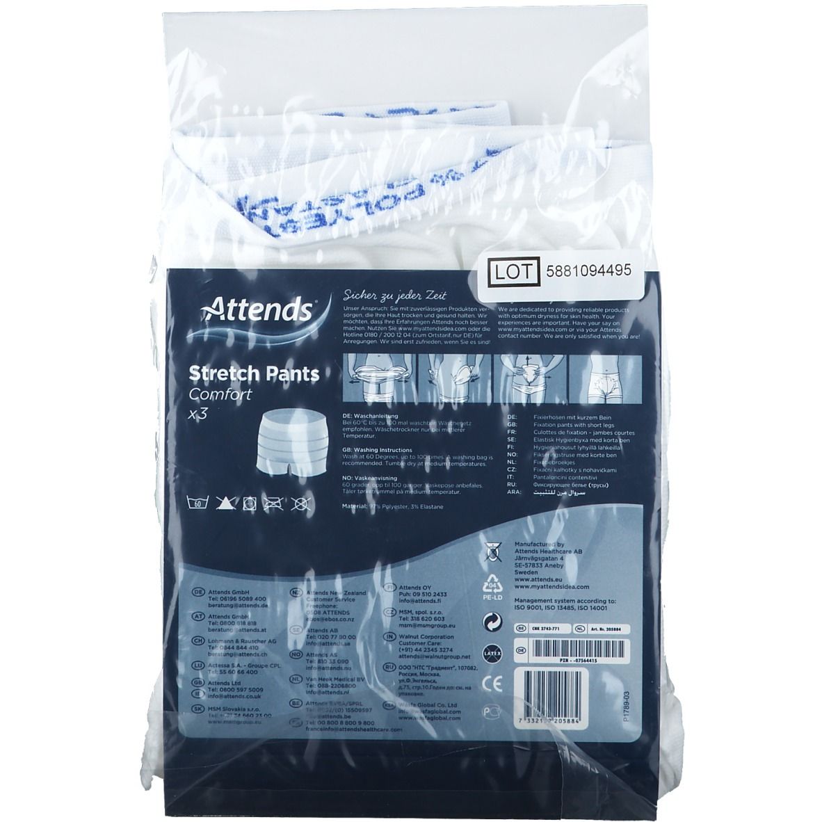Attends® Stretch Pants Comfort M Fixierhosen