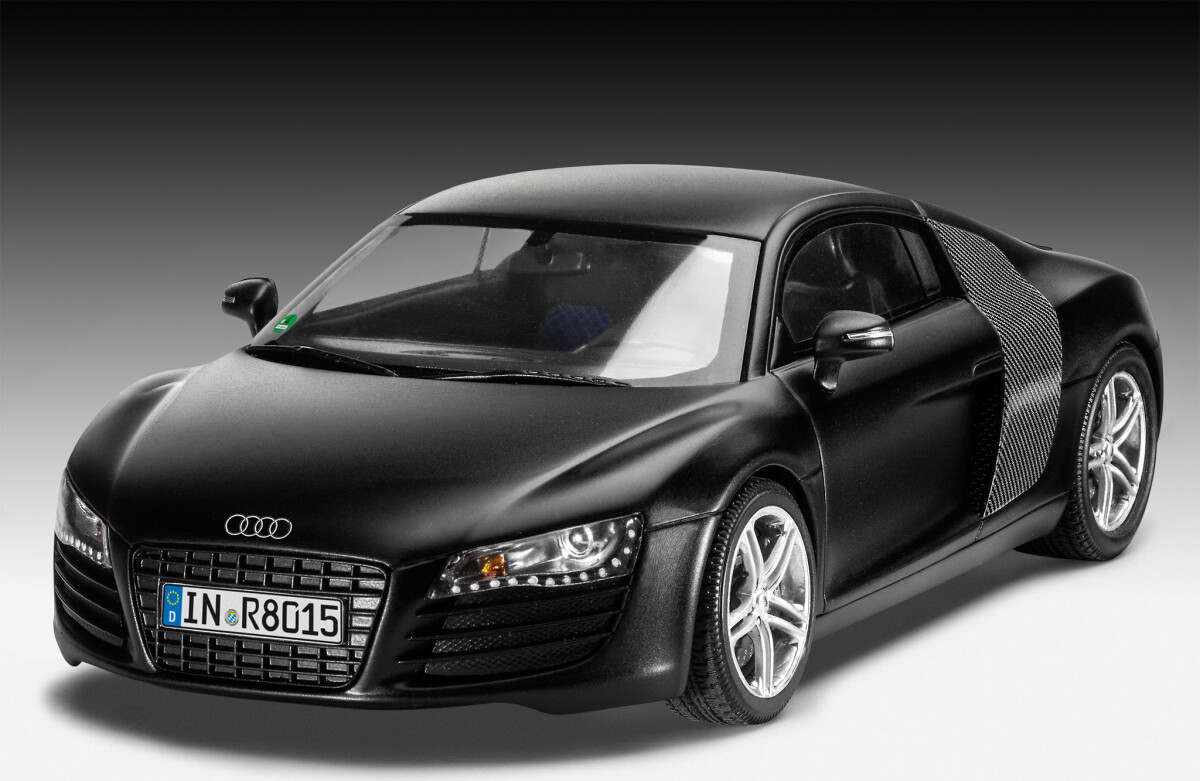 Revell - Audi R8 Model Bil Byggesæt Inkl. Maling - 1:24 - 67057