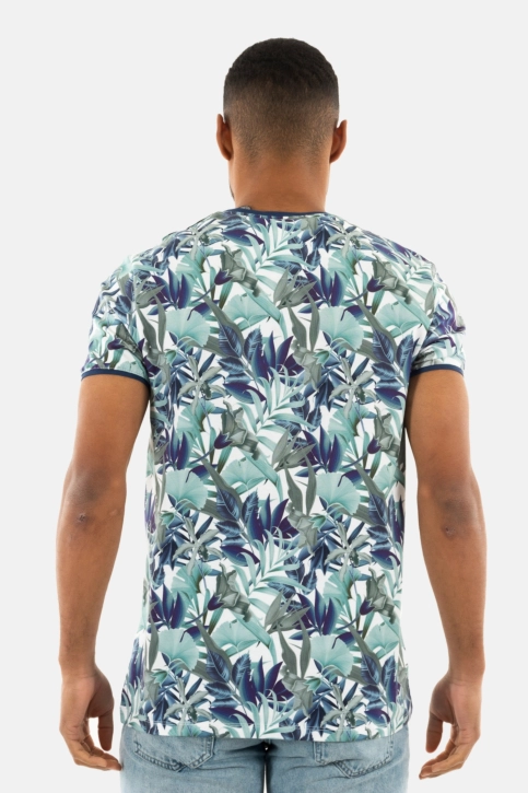 Tee shirt Benson & Cherry signature vert-deau