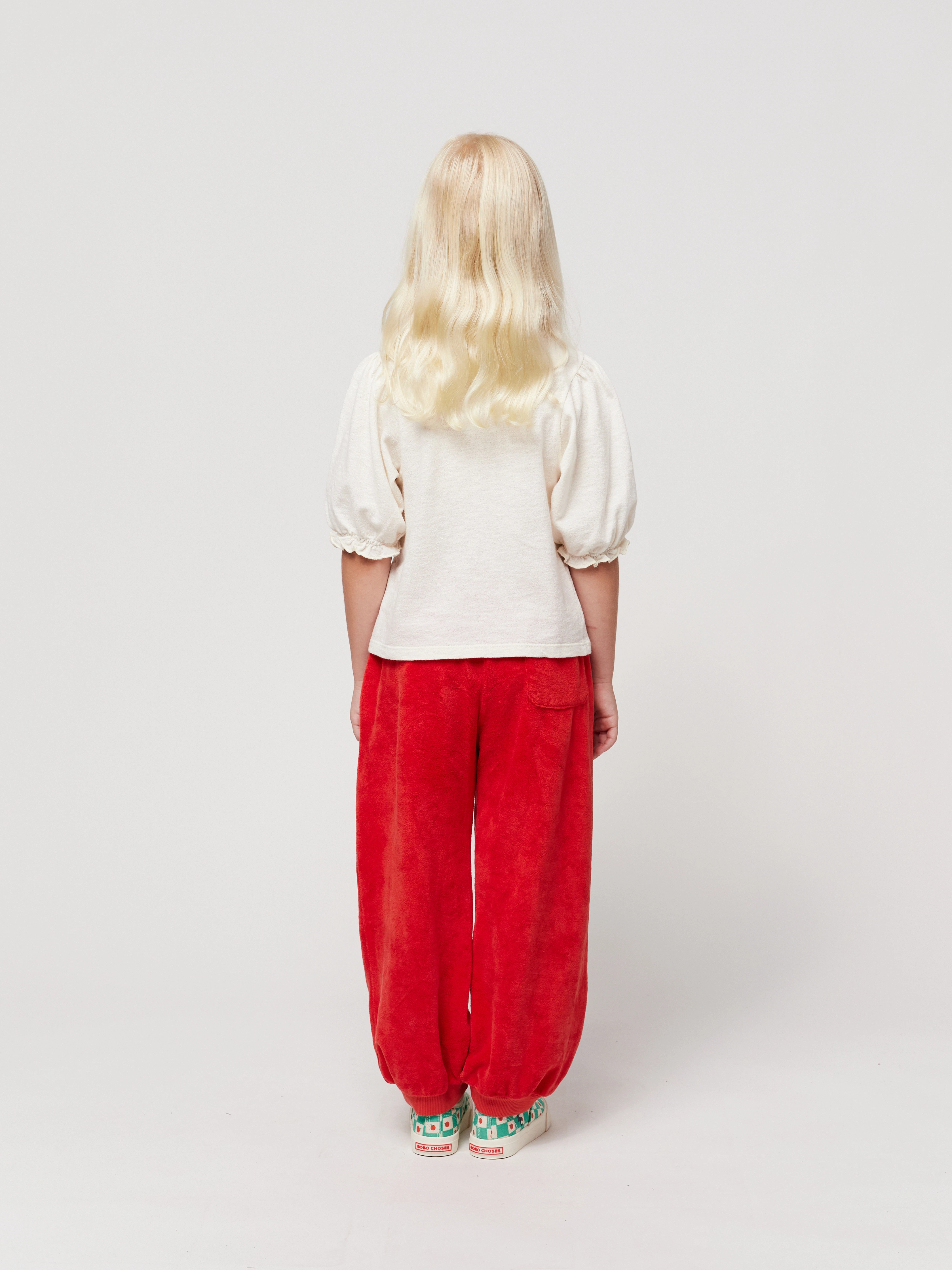 Langarmshirt SMILING MASK in offwhite