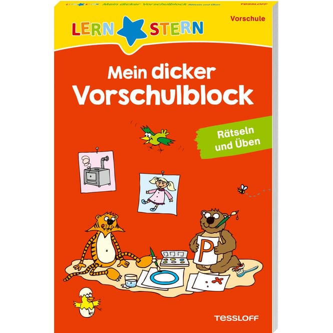Lernstern - Vorschule - Mein dicker Vorschulblock - Rätseln und Üben