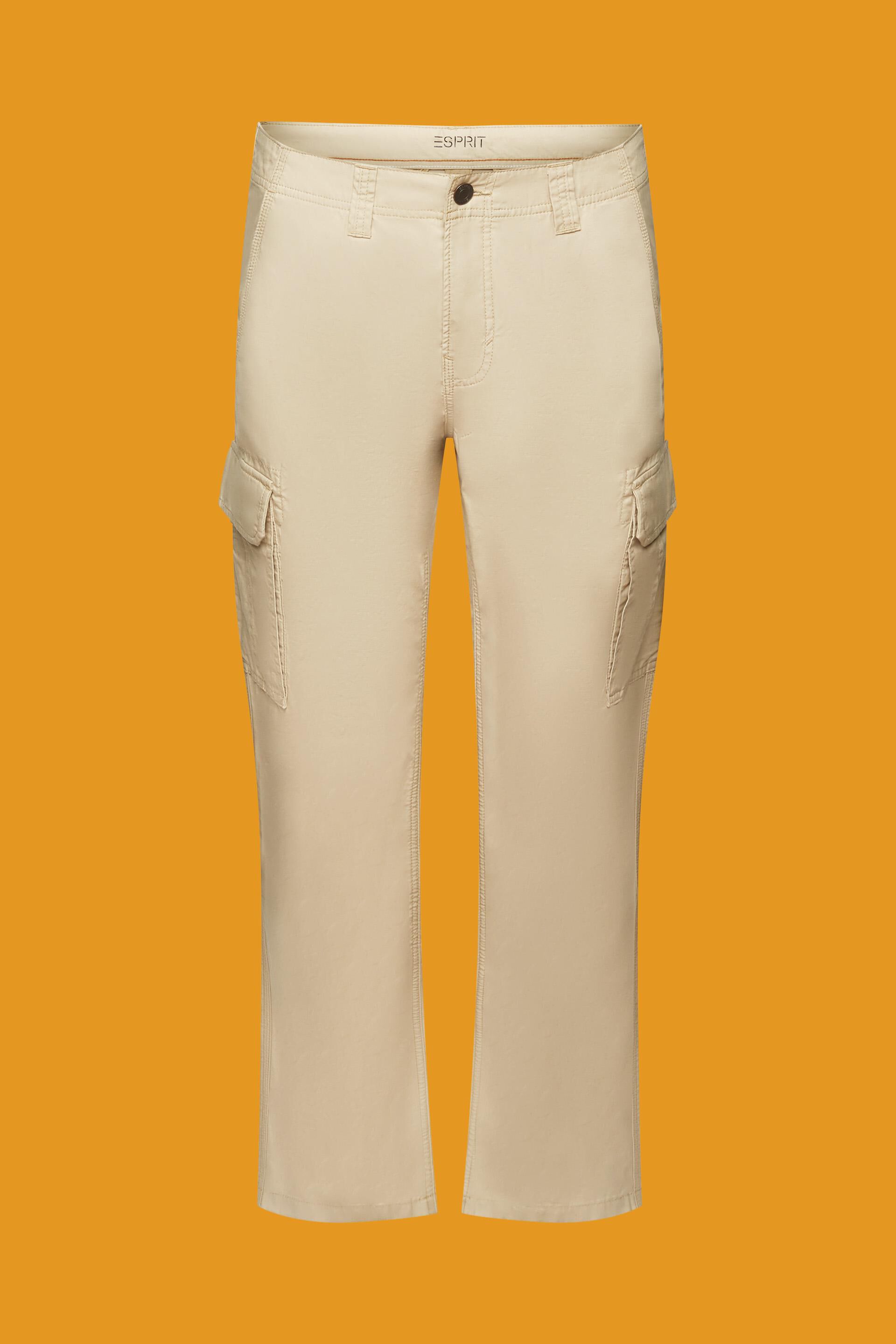 Pantalon cargo en twill de coton