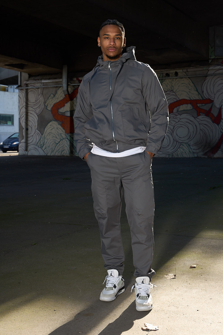 Ensemble 2 pièces veste + jogging gris