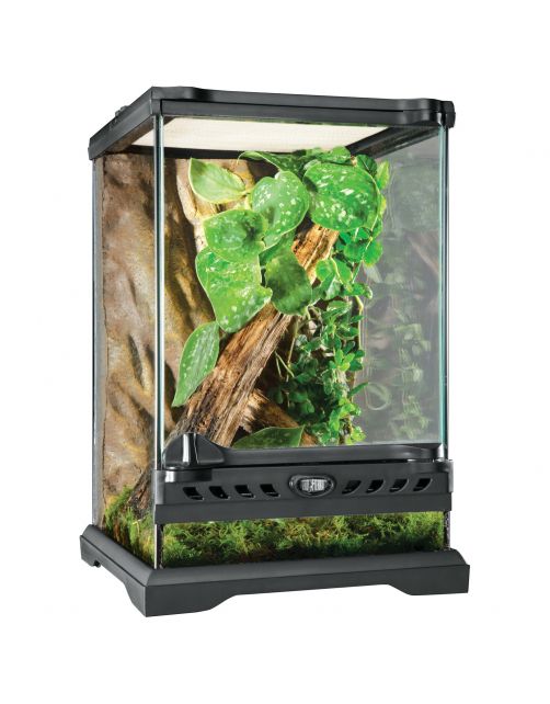 Exo Terra Nano Terrarium - Terraria - 20x20x30 cm Zwart