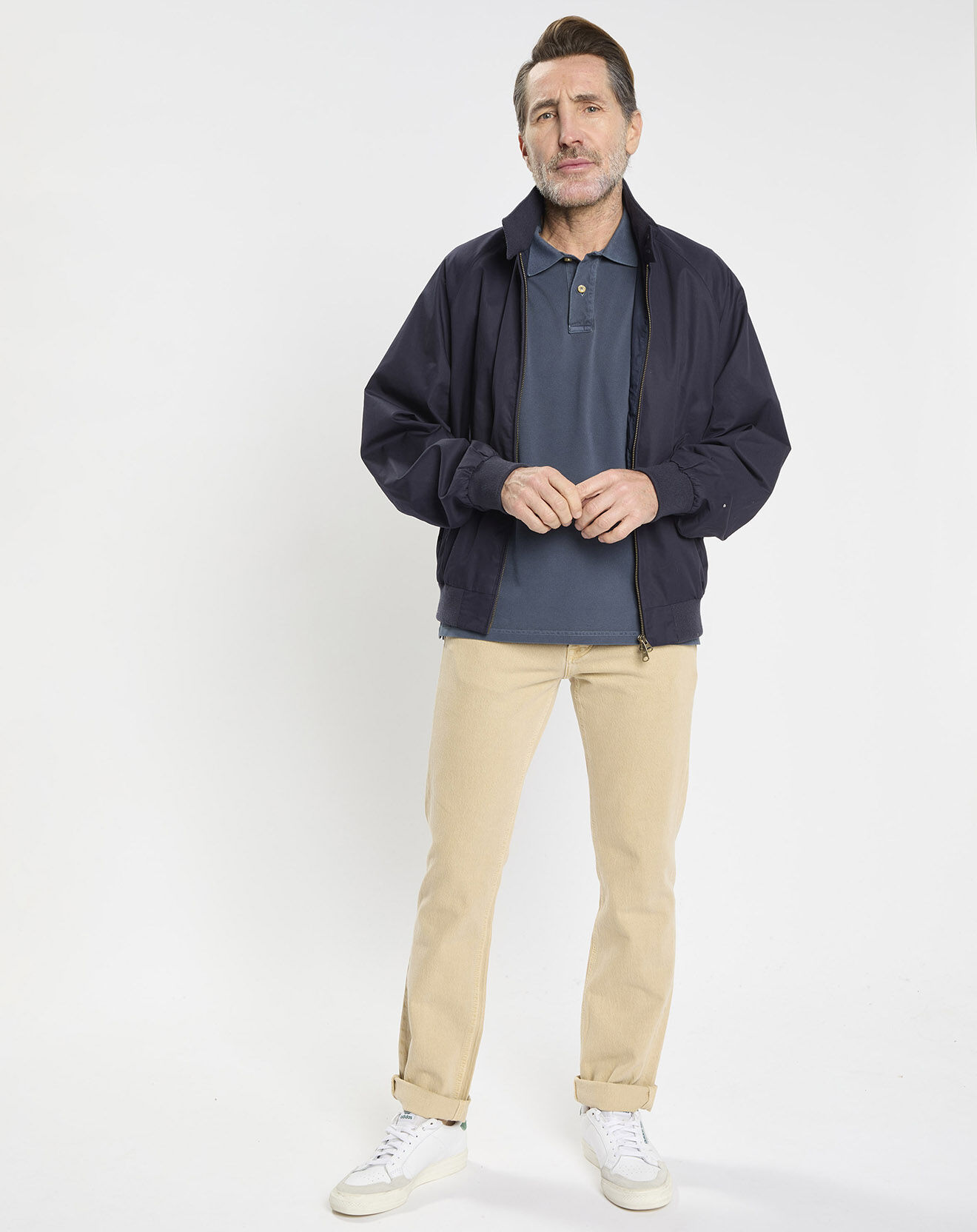 Gant Blouson Harrington bleu marine