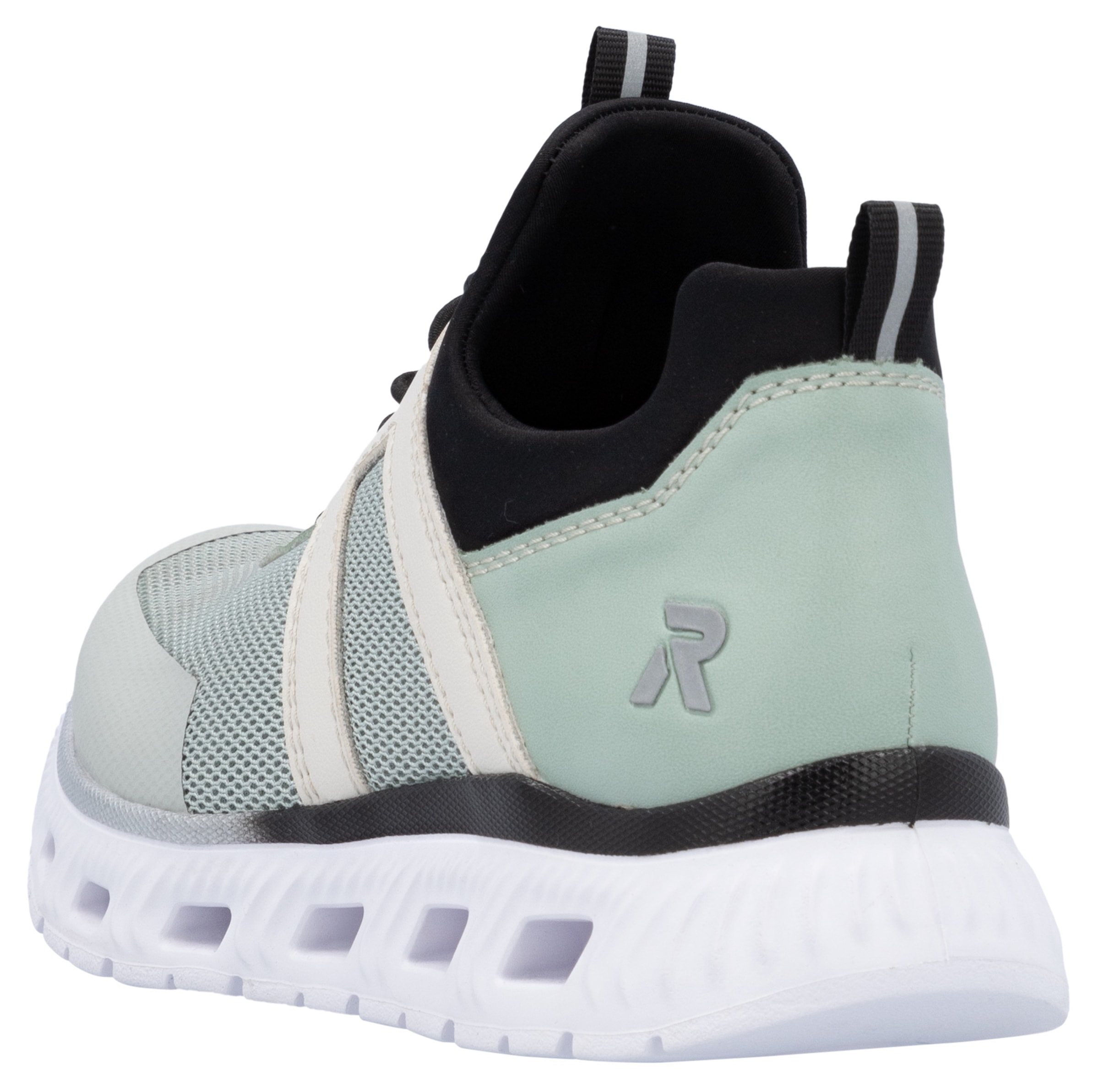 RIEKER Sport Slip-On Sneaker  Chunky Slipper, Freizeitschuh in veganer Verarbeitung