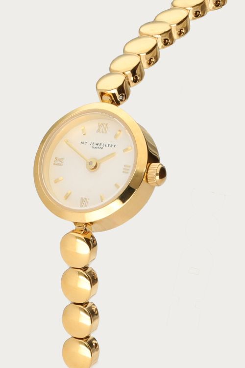Minimalistische ronde horloge met dots