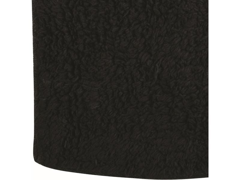 MSV Badteppich Dalija 45 x 70 cm, Schwarz Badematte aus hochwertiger Baumwolle