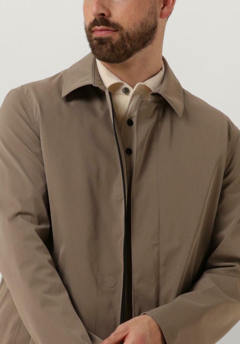 PROFUOMO taupe profuomo regenjas outerw mgnt clsr long