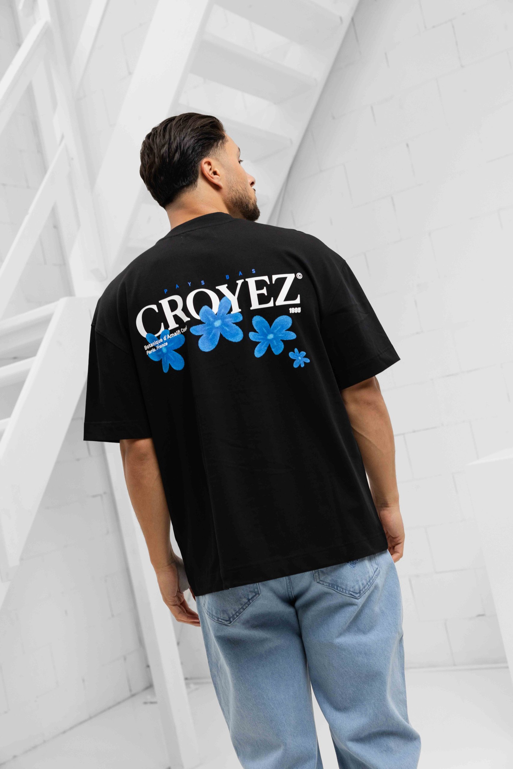 Croyez Botanique T-Shirt Heren Zwart