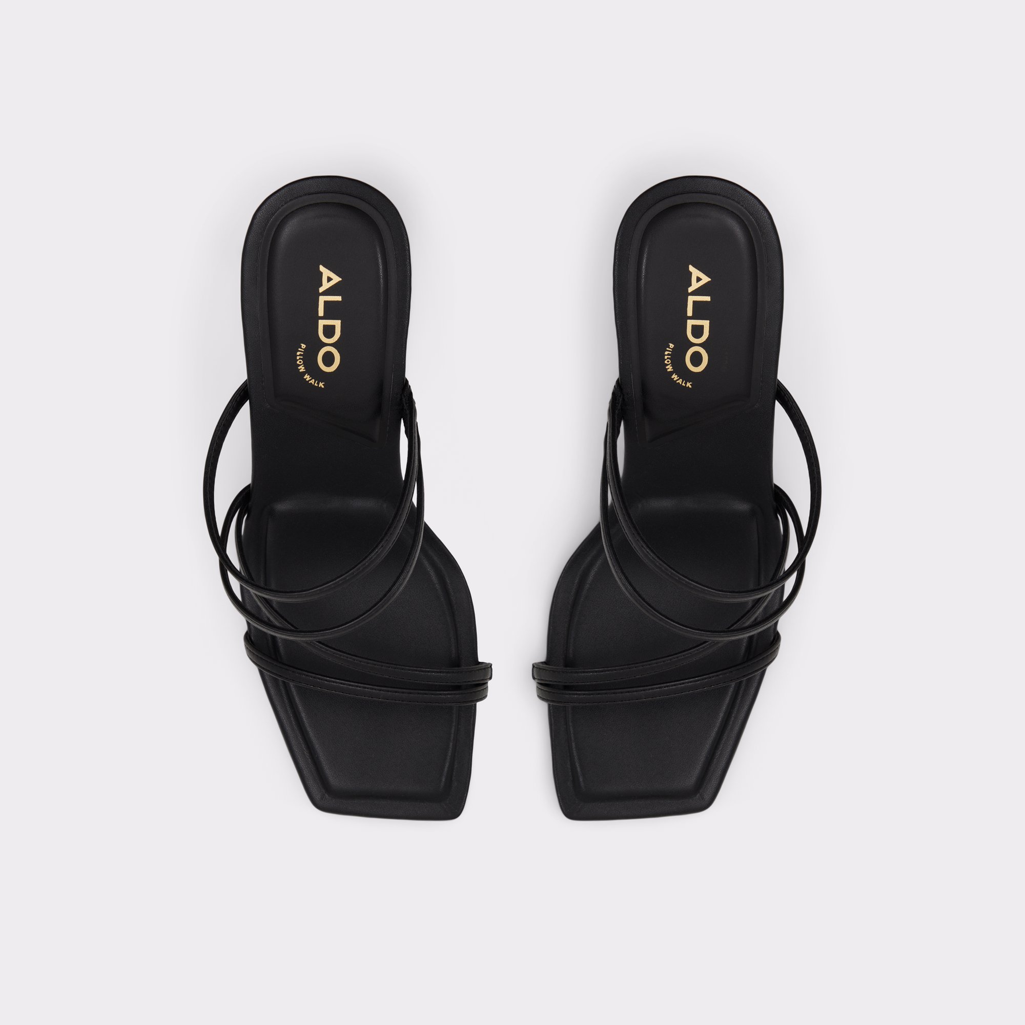 Astaya Black Women Strappy Sandals