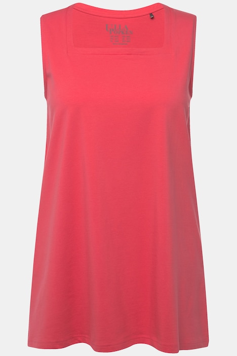 Longtop, Classic Fit, Carree-Ausschnitt, ärmellos