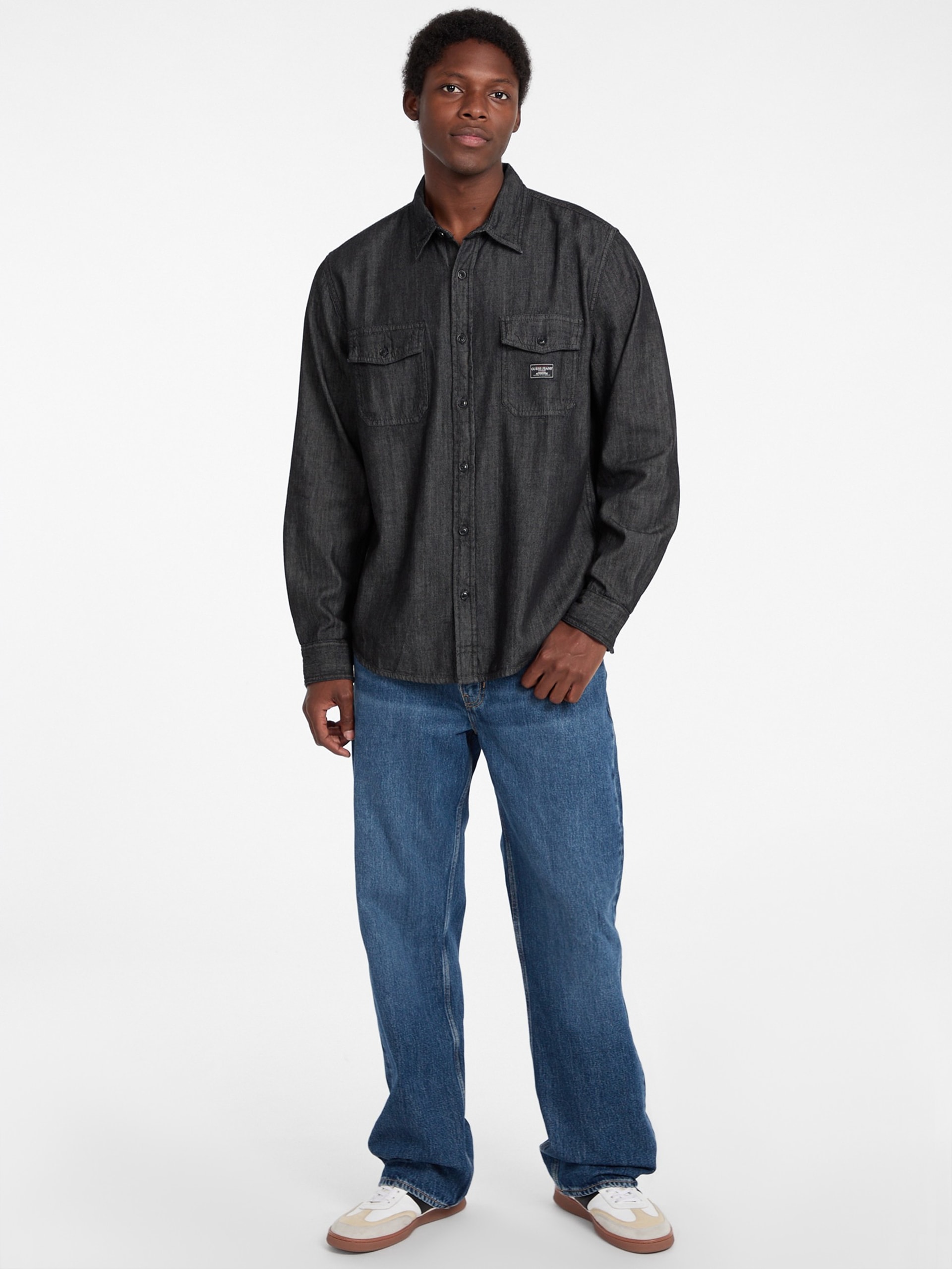 Camisa jeans oversized