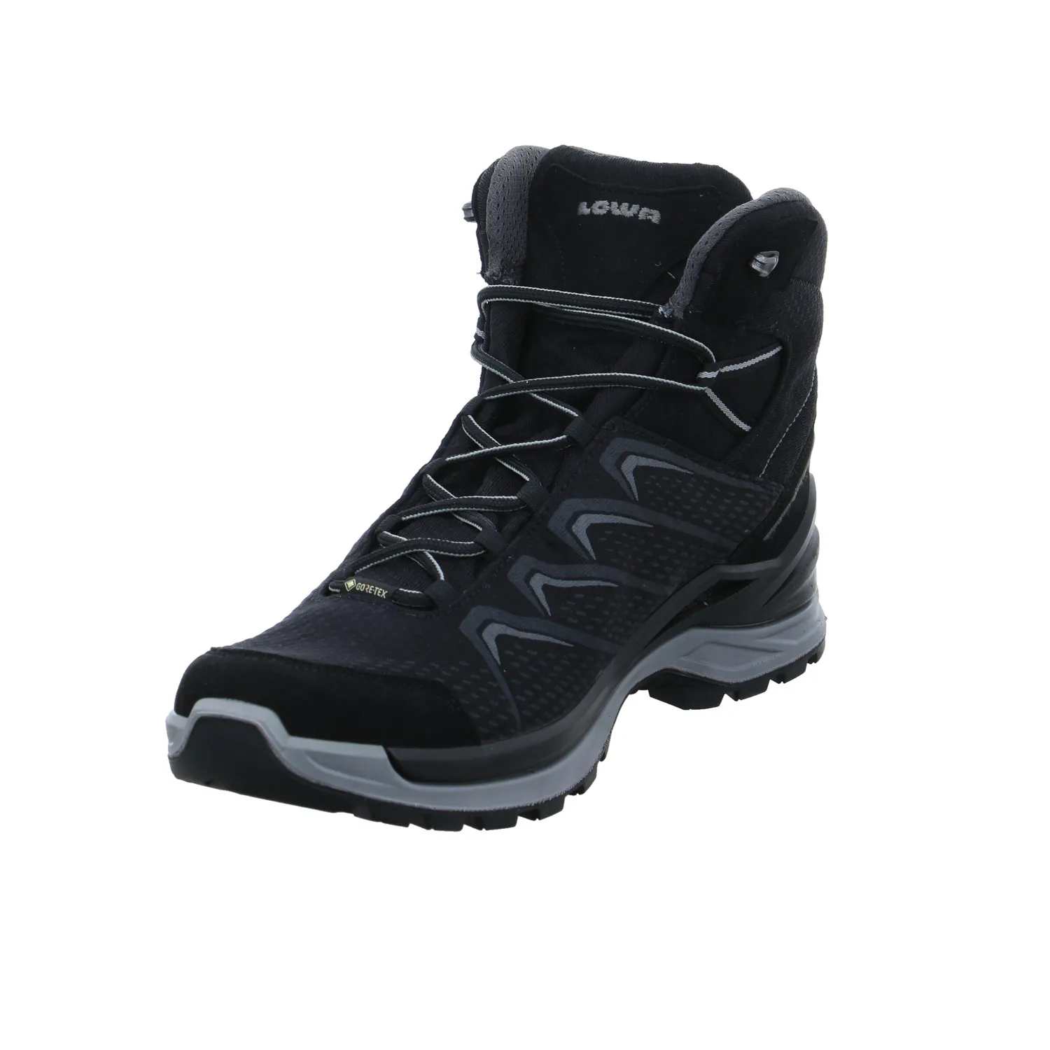 LOWA Walking + Outdoor Schwarz Lederimitat  Gore-Tex