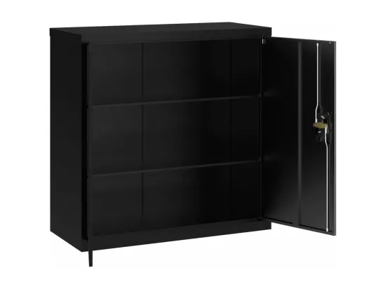 Classeur noir 90x40x90 cm acier