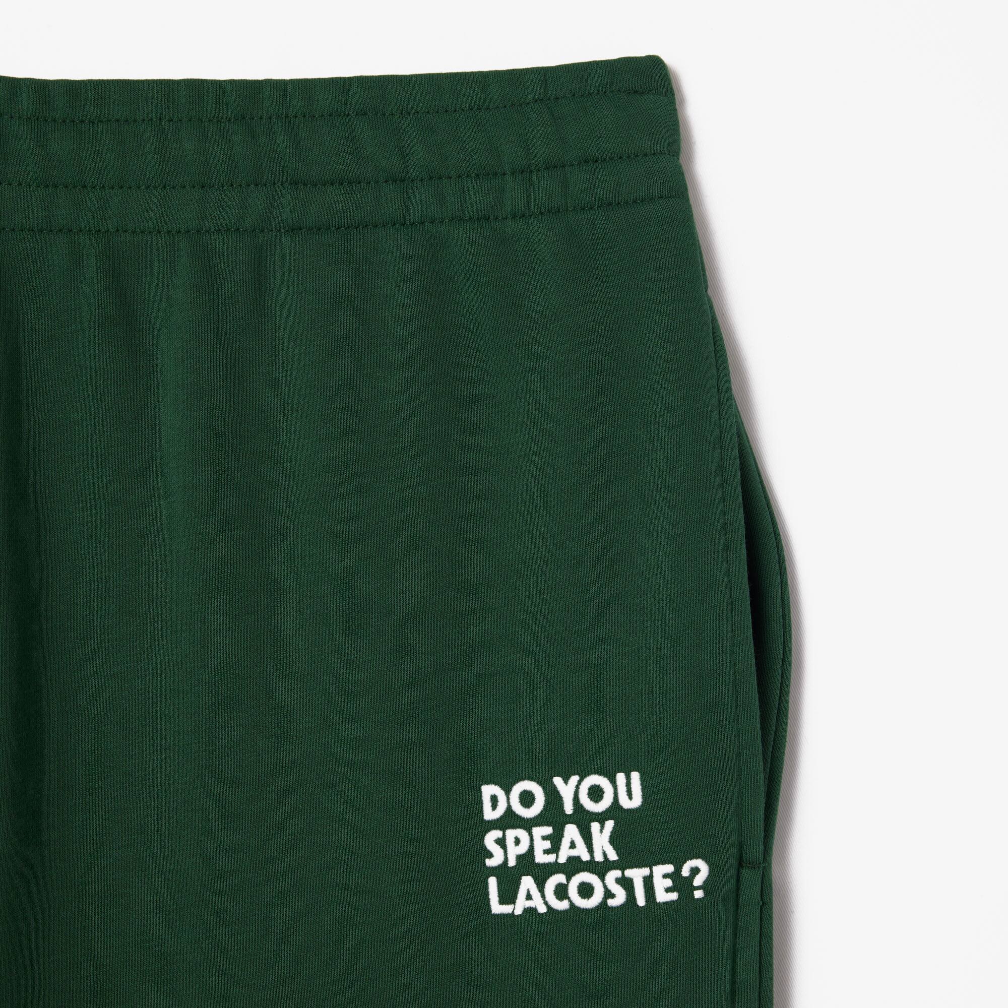 Jogginghose aus Fleece Trainingshosen - Grün - Lacoste - Unisex