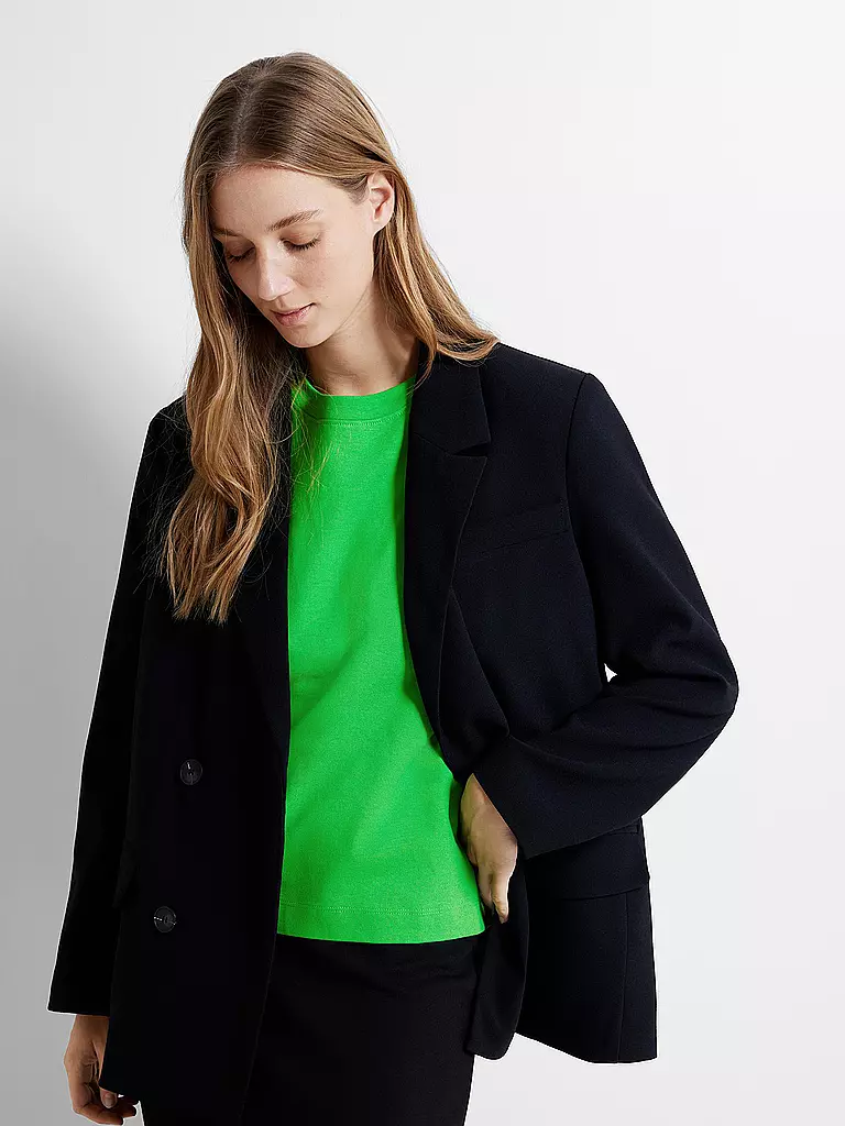 SELECTED FEMME T-Shirt Boxy Fit SLFESSENTIAL grün