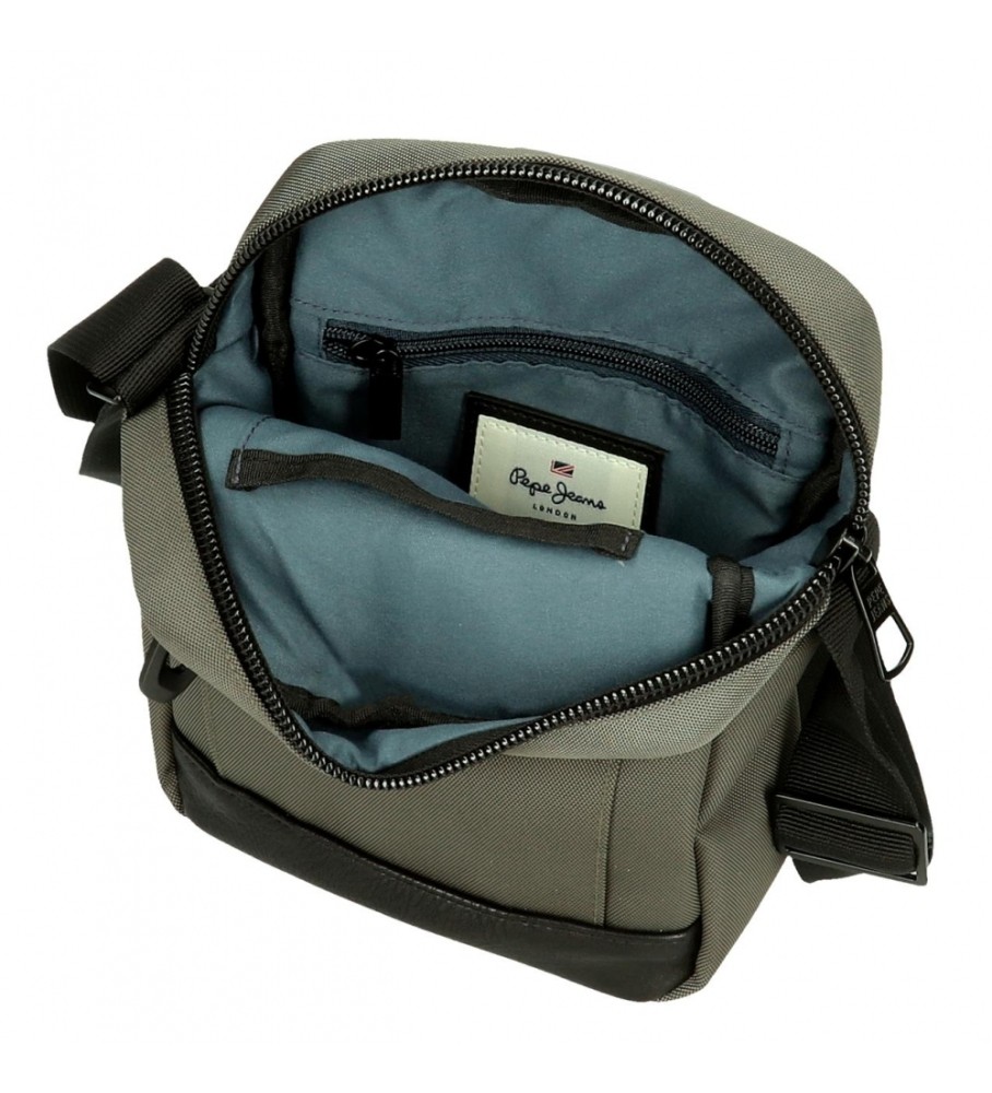 Bolsa de ombro média Leighton da Pepe Jeans, verde