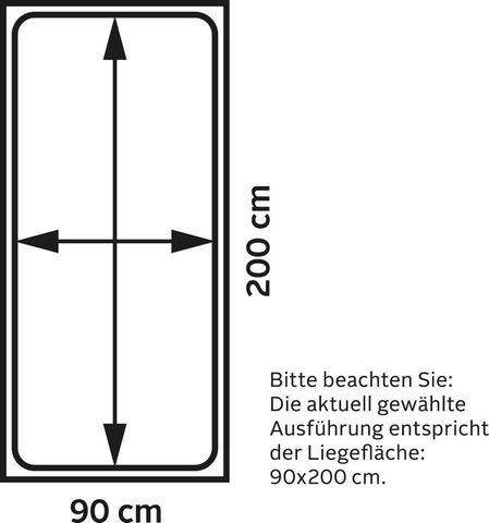 Lüttenhütt Hochbett »Alpi« aus Kiefernholz, inklusive Leiter und Panel, Aussenmassenbreite 103 cm