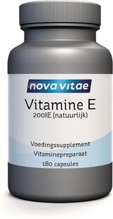 Nova Vitae Vitamine E 200iu Capsules 180CP