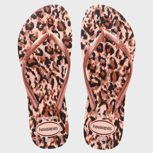 Tongs Femme Slim Animals Rose
