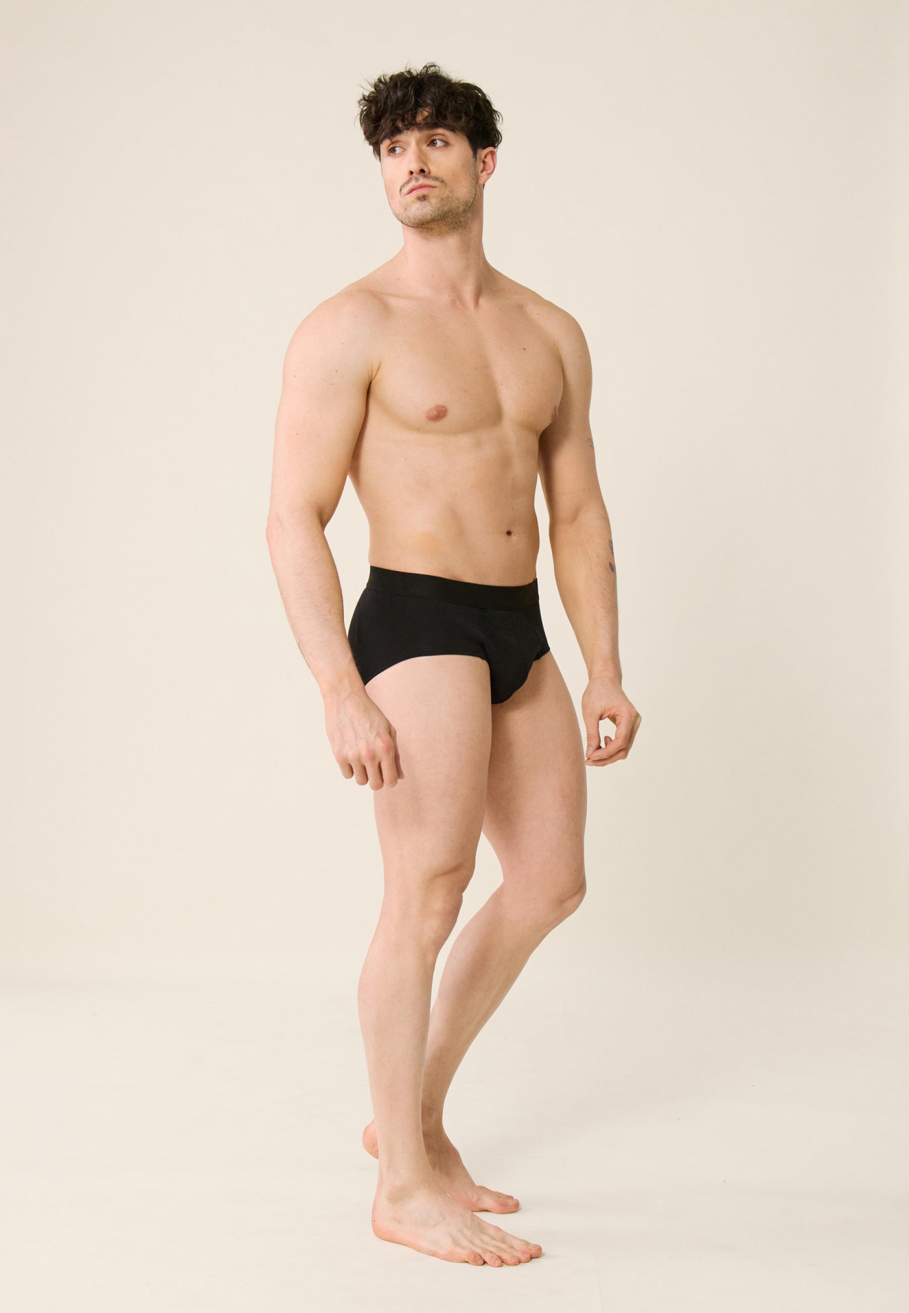 Slip en coton-Francis Noir
