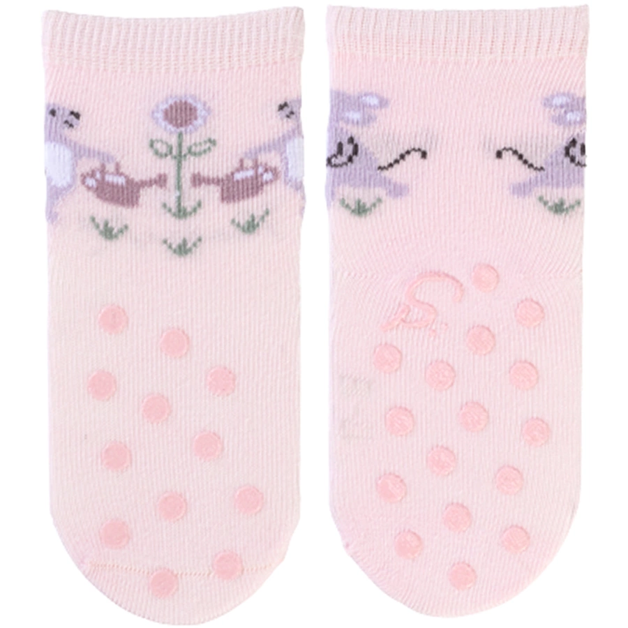 Sterntaler ABS-Krabbelsocken DP Maus rosa