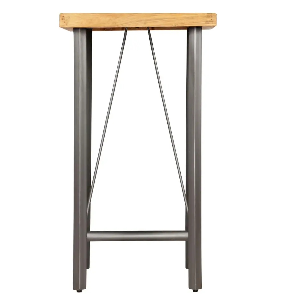 vidaXL - Bartafel - Bruin - Hout - 60 x 60 x 107 cm